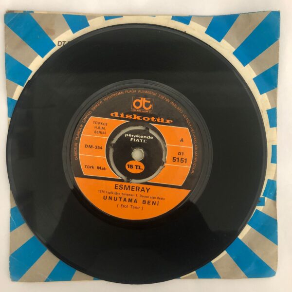 Esmeray Unutama beni 45lik plak - Görsel 4