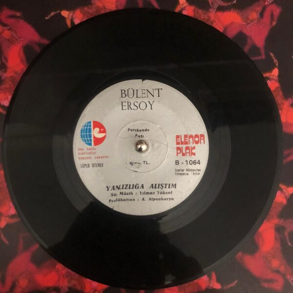 Bülent Ersoy, Yalnızlığa Alıştım, Toprak Alsın Muradımı, 45 lik plak - Görsel 3