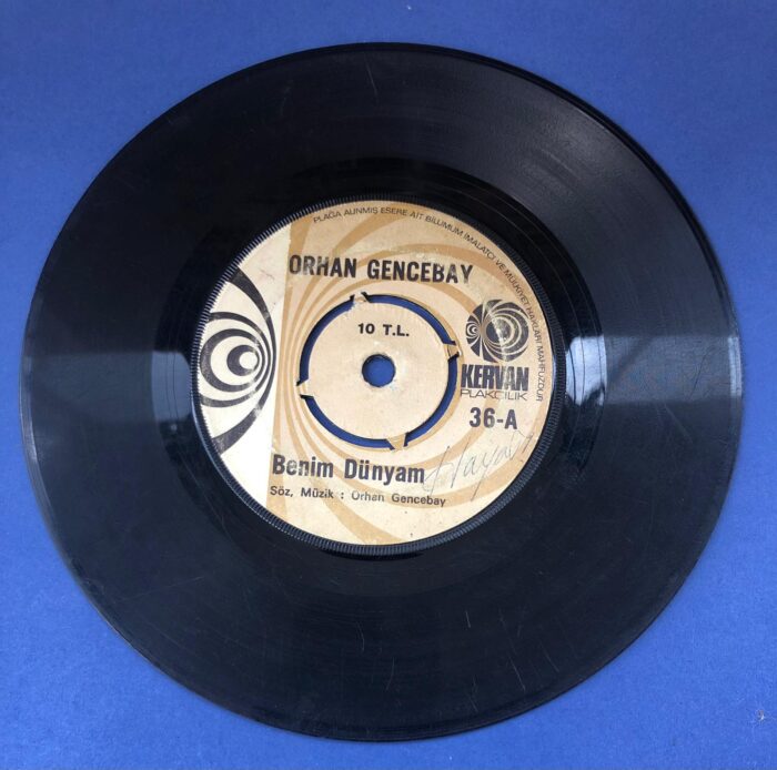 Orhan Gencebay, Benim Dünyam, Sevmiyorum Deme, 45 lik Plak - Görsel 2