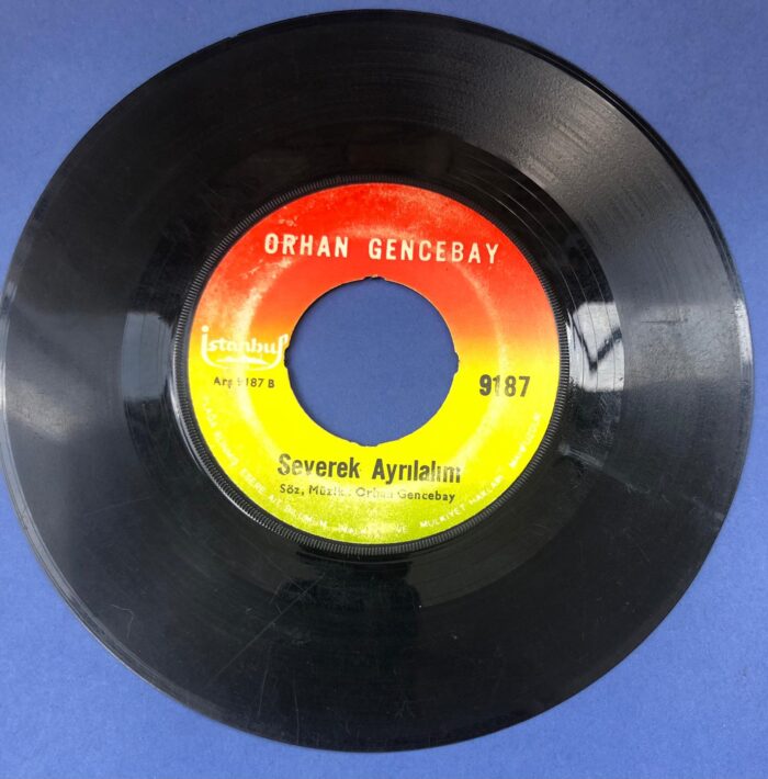 Orhan Gencebay, Gönül Fırtınası, Severek Ayrılalım, 45 plak - Görsel 2