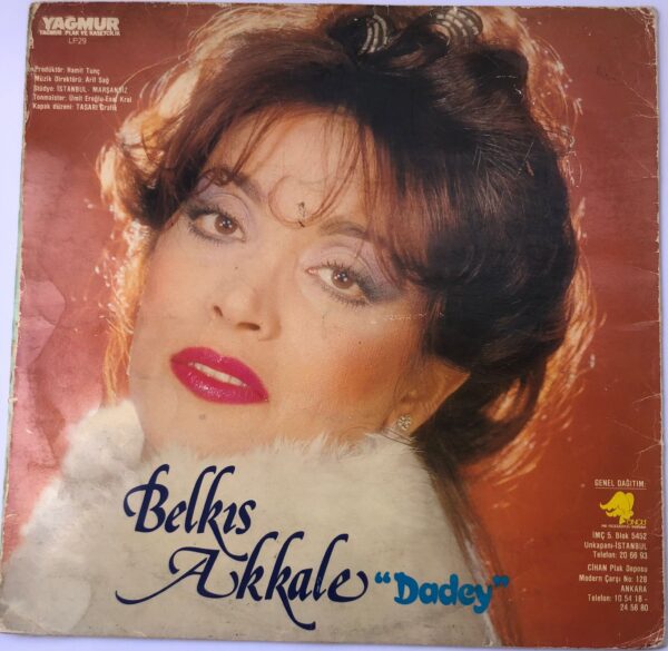 Belkıs Akkale – Dadey Lp Dönem Baskı 1982 Lp - Görsel 2