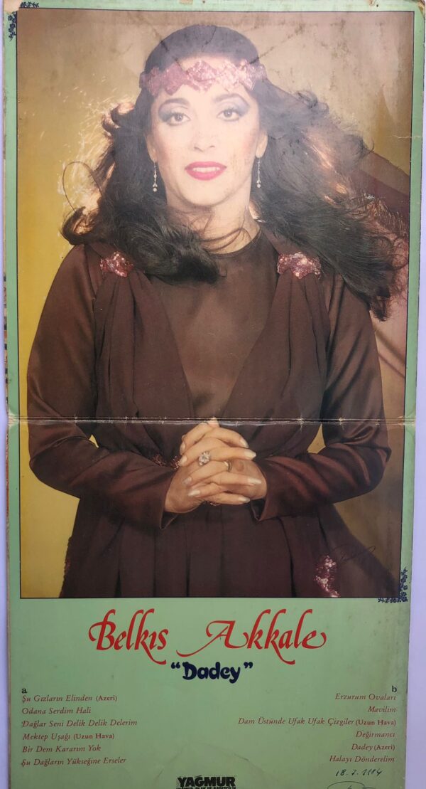 Belkıs Akkale – Dadey Lp Dönem Baskı 1982 Lp - Görsel 3