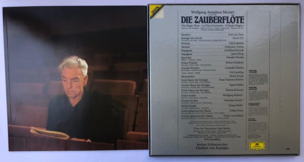 Mozart , Karajan – Die Zauberflöte (The Magic Flute) 3 Lp Box - Görsel 2