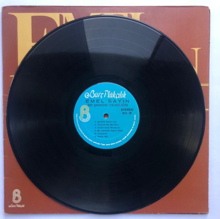 Emel Sayın – Bir Şarkıdır Yalnızlığım Lp Dönem Baskı - Görsel 2
