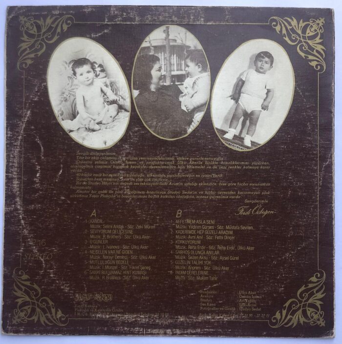 Ferdi Özbeğen – Seviyorum Delicesine Lp (Sadece Kapak ) - Görsel 2