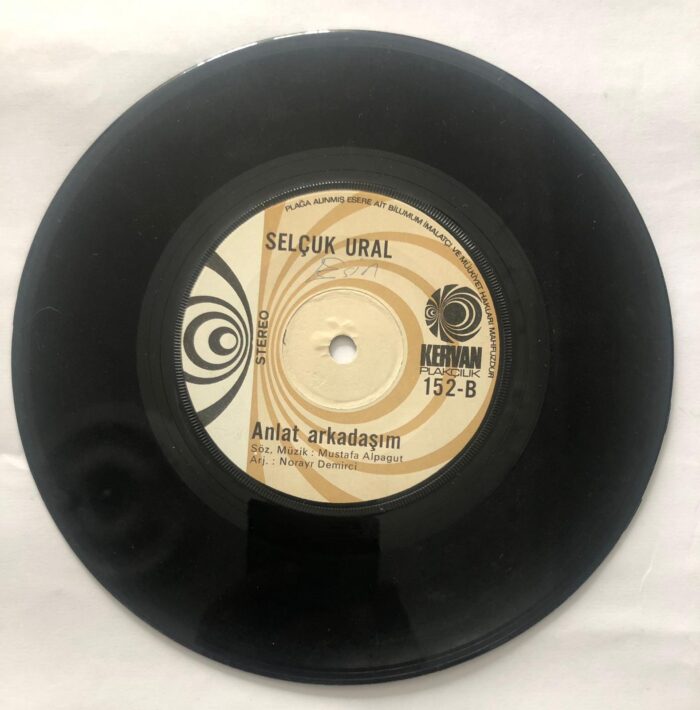 Selçuk Ural - Gelsen de göremezsin / Anlat arkadaşım 45'lik plak - Görsel 4