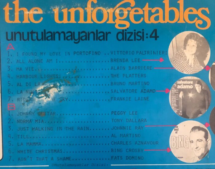 The Unforgetables / Unutulmayanlar Dizisi: 4 Lp Plak - Görsel 3