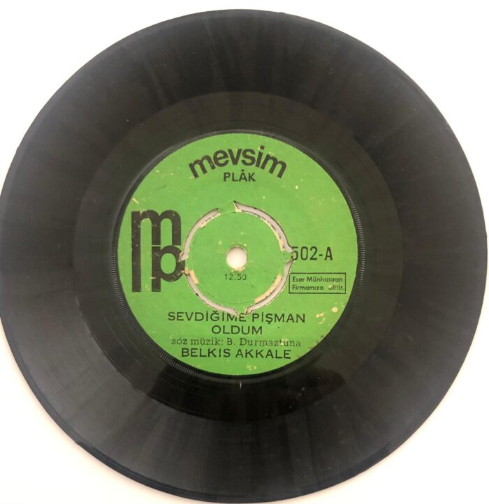 Belkıs Akkale – Sevdiğime Pişman Oldum  Gizli Bir Aşk 45lik - Görsel 3