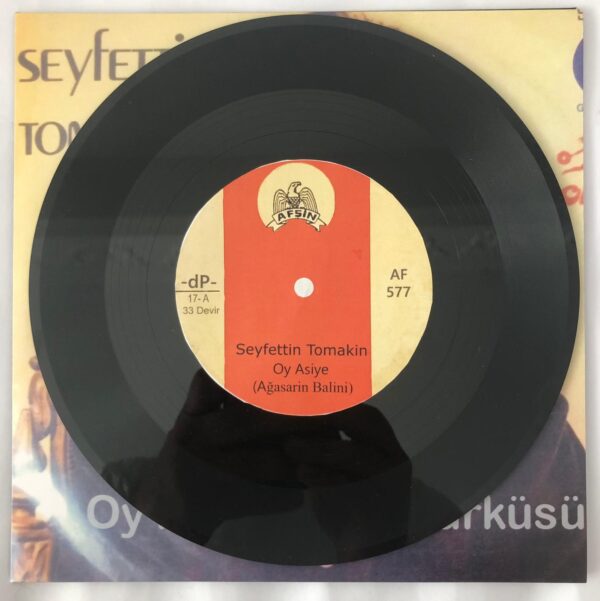 Seyfettin Tomakin Oy Asiye Elif Türküsü Plak - Görsel 3