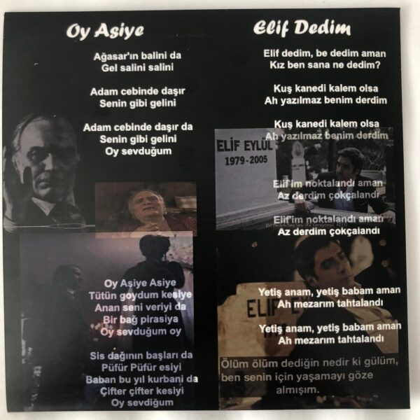 Seyfettin Tomakin Oy Asiye Elif Türküsü Plak - Görsel 2