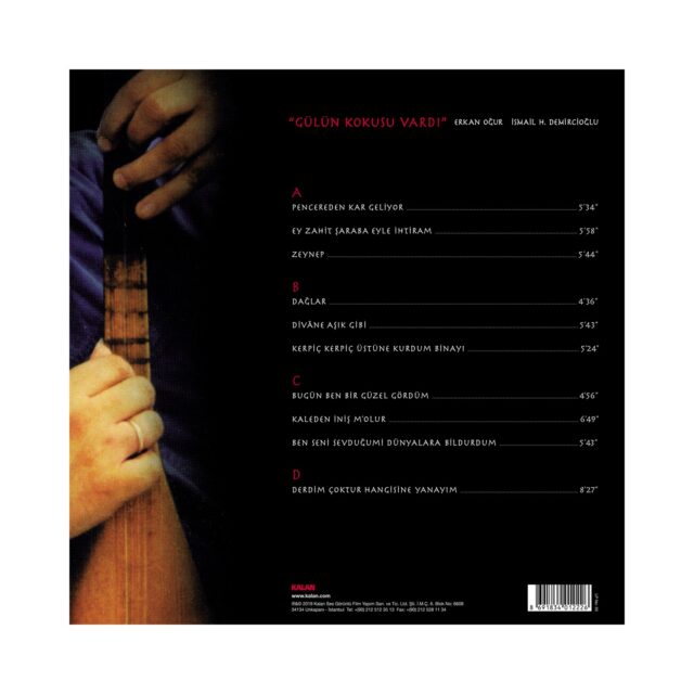 Erkan Oğur Gülün Kokusu Vardı 2li Plak
