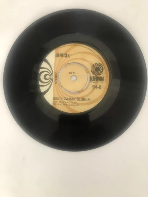 Biricik Ne Olur Bu Aşkı Öldürmeyelim Ben O Zaman Ölürüm 45 lik Plak - Görsel 3