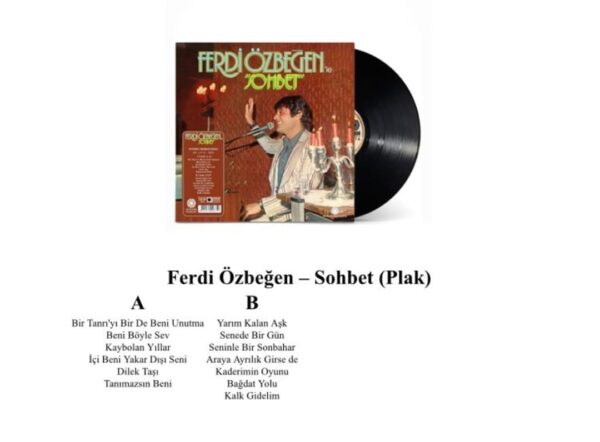 Ferdi Özbeğen Sohbet Lp Plak - Görsel 4