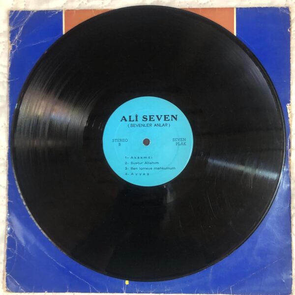 Ali Seven Sevenler Anlar Lp Plak - Görsel 4