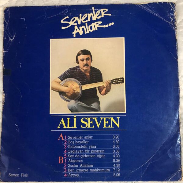 Ali Seven Sevenler Anlar Lp Plak - Görsel 3