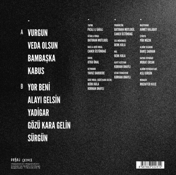 Batuhan Mutlugil Yadigar Lp Plak - Görsel 2