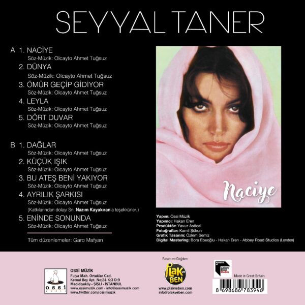 Seyyal Taner Naciye Lp Plak - Görsel 2