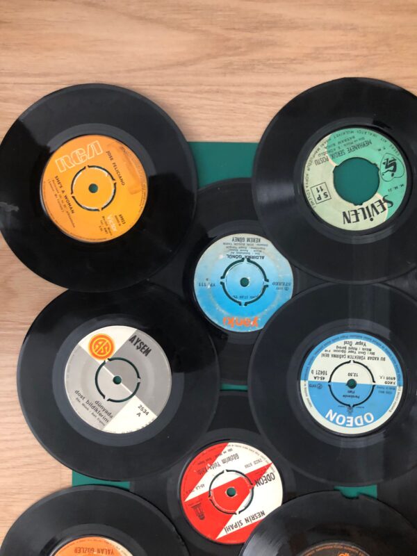 Toptan düşük kondisyon 45lik plak 35 Adet - Görsel 7