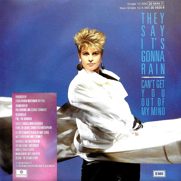 Hazell Dean They Say It's Gonna Rain Plak