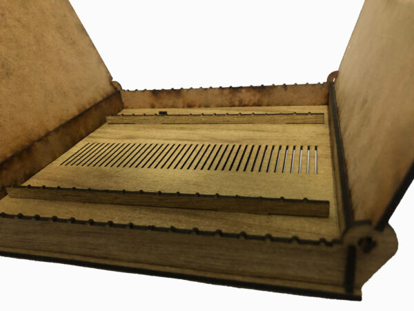 Ahşap portatif kapaklı plak standı plak kargo kutusu - Görsel 10