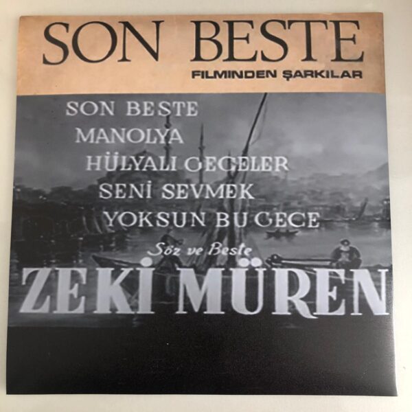 Zeki Müren Son Beste Filminden Şarkılar Plak - Görsel 5
