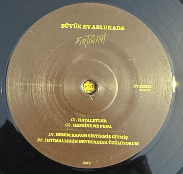Büyük Ev Ablukada Fırtınayt Plak - Görsel 8