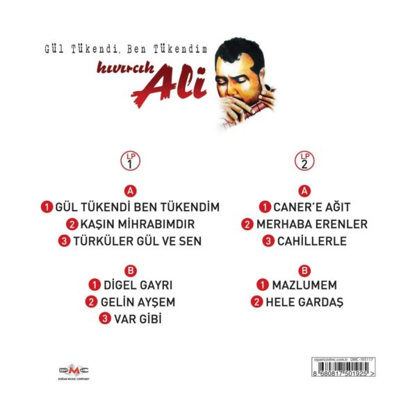 Kıvırcık Ali Gül Tükendi Ben Tükendim Plak - Görsel 2