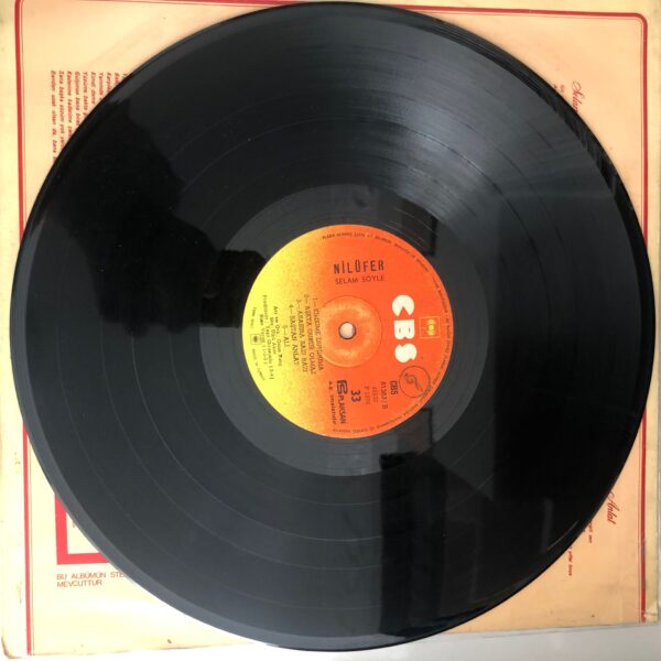 Nilüfer Selam Söyle Donem Baskı 1976 Plak - Görsel 2