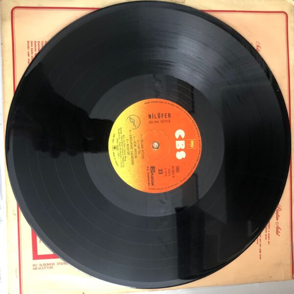 Nilüfer Selam Söyle Donem Baskı 1976 Plak - Görsel 3