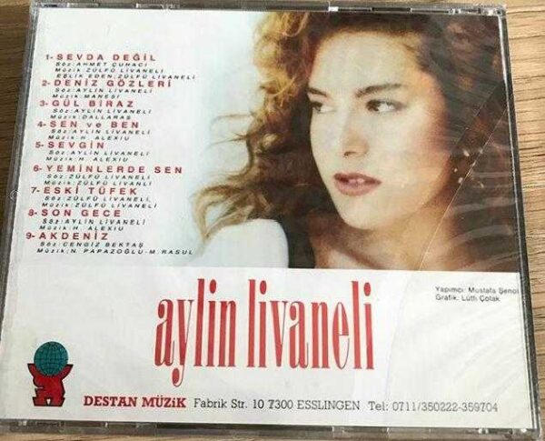 Aylin Livaneli Sevda Değil cd Almanya Baskı (2) Aylin Livaneli Sevda Değil cd Almanya Baskı - Görsel 2