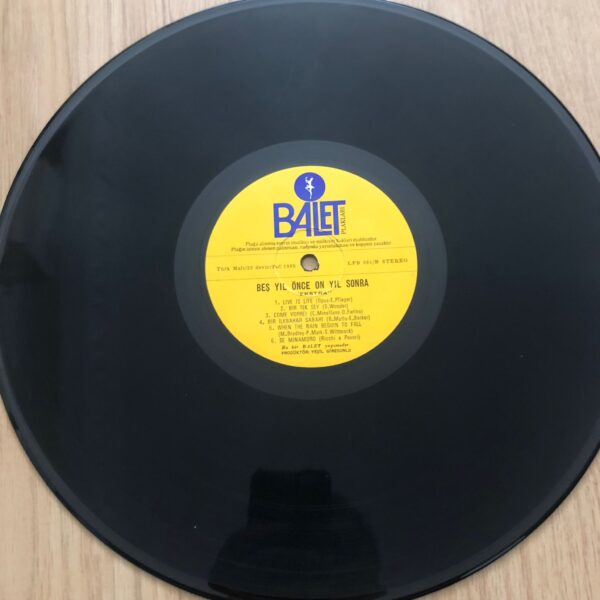 Beş Yıl Önce On Yıl Sonra Ekstra Lp Plak - Görsel 3