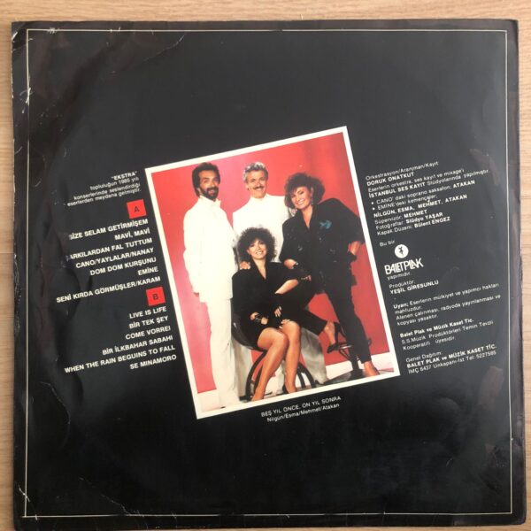 Beş Yıl Önce On Yıl Sonra Ekstra Lp Plak - Görsel 4