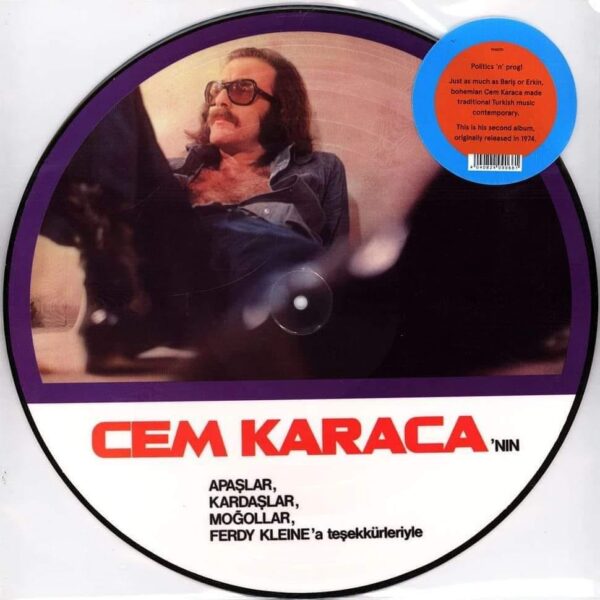 Cem karaca apaşlar kardaslar moğollar picture disc limited edition lp - Görsel 3