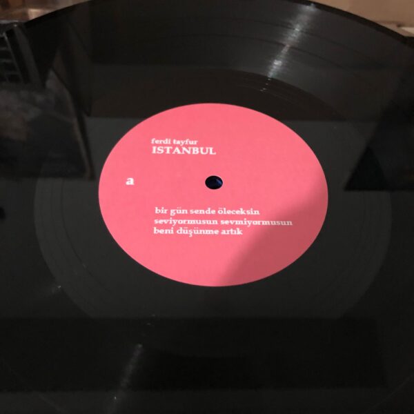 Ferdi Tayfur istanbul Bulgar Baskı Plak - Görsel 3