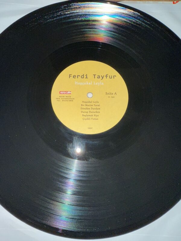 Ferdi Tayfur Hoşçakal Leyla Alman Baskı Plak - Görsel 3