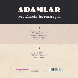 Adamlar - Rüyalarda Buruşmuşuz (Plak)