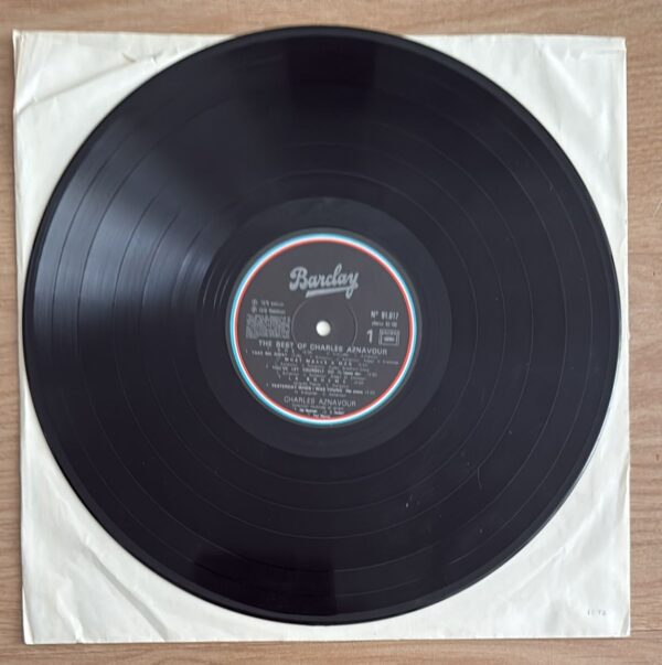 Charles Aznavour – The Best Of Charles Aznavour Plak - Görsel 4