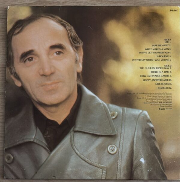 Charles Aznavour – The Best Of Charles Aznavour Plak - Görsel 3