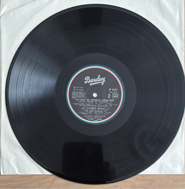 Charles Aznavour – The Best Of Charles Aznavour Plak