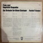Franz Liszt  Ungarische Rhapsodien Das Orchester Der Wiener staatsoper Lp Plak - Görsel 4