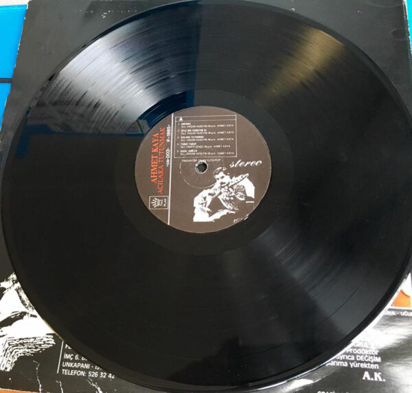 Ahmet Kaya - Acılara Tutunmak Dönem Baskı Plak - Görsel 3