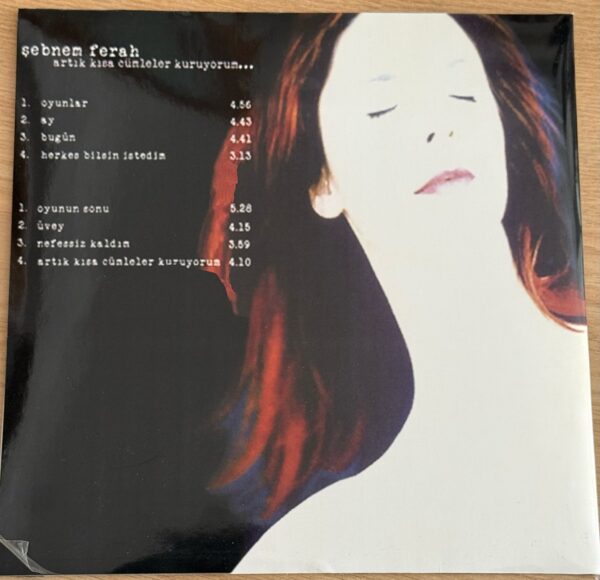 Şebnem Ferah –Artık Kısa Cümleler Kuruyorum Plak - Görsel 4