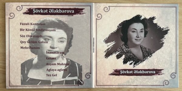 Şevket Elekberova Fuzuli Kantatası Plak - Görsel 2