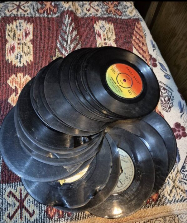 45 lik -7 inc-17,5 cm Orjinal Dönem Baskı Dekorluk Plak