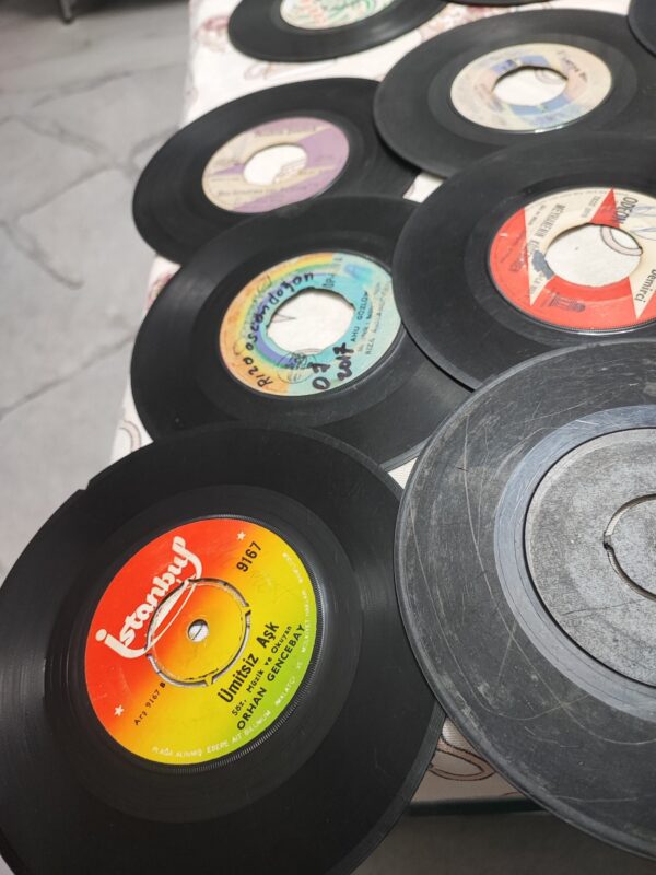 45 lik -7 inc-17,5 cm Orjinal Dönem Baskı Dekorluk Plak - Görsel 5