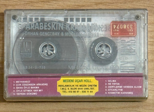 Arabeskin Kralları Orhan Gencebay Müslüm Gürses Kaset